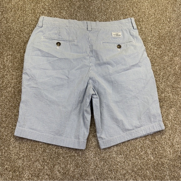 Vineyard Vines Seersucker Men's Blue Striped Breaker Shorts Size 30 - Picture 5 of 14